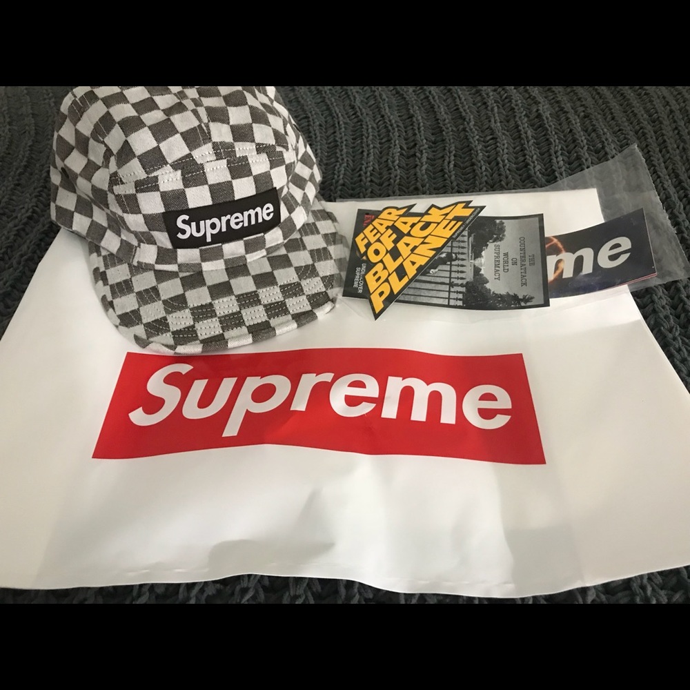 Brand new Supreme Limited Edition checkered cap